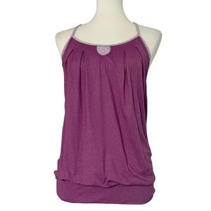 Lululemon Let It Loose‎ Tank Dew Berry Wee Stripe / Dew Berry